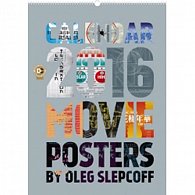 Kalendář nástěnný 2016 - Movie Posters - Oleg Slepcoff, 48 x 64 cm