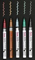 Pentel Sada lakových popisovačů 5 ks