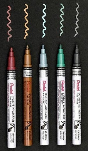 Pentel Sada lakových popisovačů 5 ks