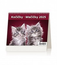 Kalendář stolní 2025 - MiniMax Kočičky / Mačičky