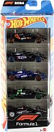Hot Wheels 5 ks angličák - formule 1