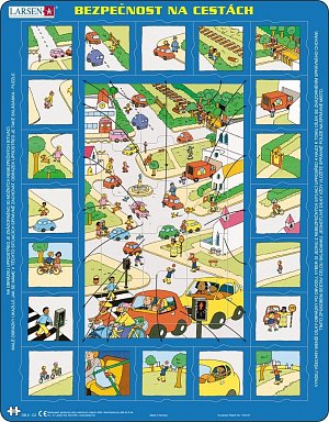 Puzzle MAXI - Bezpečnost silniční dopravy/35 dílků