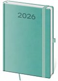 Denní diář 2026 A5 Print Pop světle zelený
