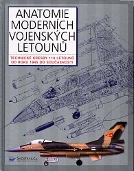 Anatomie moderních vojenských letounů - Technické kresby 118 letounů od roku 1945 do současnosti