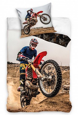 Bavlněné povlečení Motocross FMX