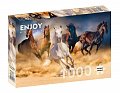Puzzle Koně cválající v poušti 1000 dílků