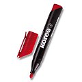 Kores K-MARKER Permanentní popisovač, kulatý hrot 3 mm, červený
