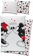 Dětské povlečení Minnie a Mickey Mouse Love