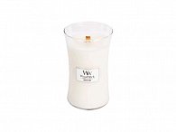 WoodWick White Teak svíčka váza 609g