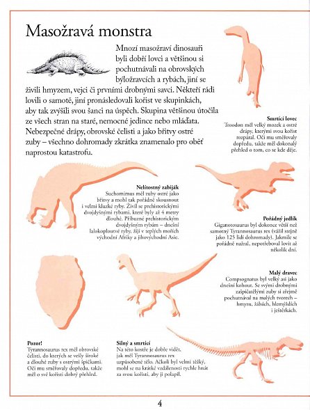 Náhled Nebezpeční dinosauři - samolepková knížka