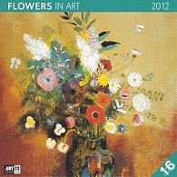 Kalendář nástěnný 2012 - Květiny v umění, 30 x 60 cm