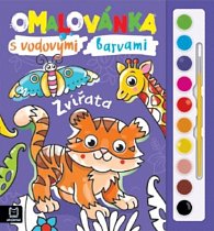 Omalovánka s vodovými barvami Zvířata