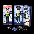 MierEdu Cestovní magnetické puzzle - policista