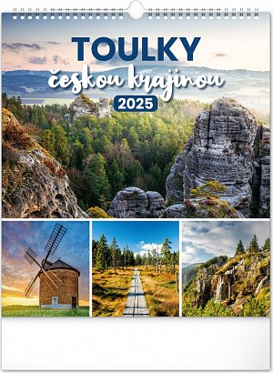 Kalendář 2025 nástěnný: Toulky českou krajinou, 30 × 34 cm