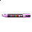 Posca akrylový popisovač PC-5M, 1,8 - 2,5 mm, levandulová (se středním kulatým hrotem)