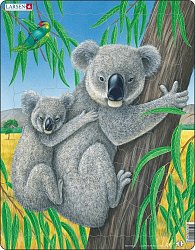 Puzzle MAXI - Medvídek Koala s mládětem/25 dílků
