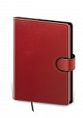 Zápisník - Flip-B6 červeno/černá, tečkovaný