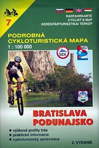 Bratislava Podunajsko 7 cyklomapa