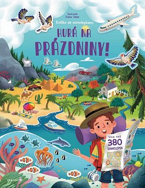 Knížka se samolepkami - Hurá na prázdniny