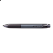 UNI gumovatelné pero stiskací URN-181, 0,7 mm, černé