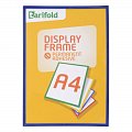 djois Display Frame - samolepicí rámeček, A4, modrý, 1 ks