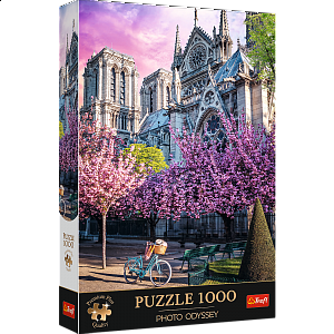 Puzzle Premium 1000 dílků  - Photo Odyssey: Katedrála Notre-Dame v Paříži
