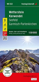 Wetterstein - Karwendel 1:50 000 / turistická, cyklistická a rekreační mapa