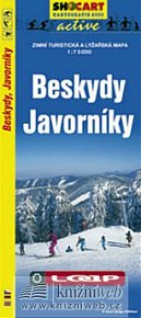 Beskydy, Javorníky lyžařská mapa 1:75 000