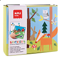 APLI edukační hra se samolepkami - Les, 3+