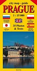 City map - guide PRAGUE 1:15 000 (angličtina, ruština, španělština, polština, japonština)