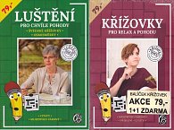 Balíček křížovek 1+1 zdarma (Luštění pro chvíle pohody + Křížovky pro relax a pohodu)