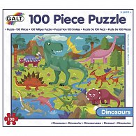 100 Puzzle v krabici - Dinosauři