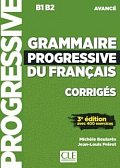 Grammaire progressive du français - Niveau avancé 3-e éd. Corrigés