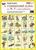 Najdi dvojici - 3. Vyjmenovaná slova po M, P a slova příbuzná