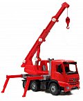 Auto jeřáb plast 70cm 3-osý Mercedes Actros v krabici
