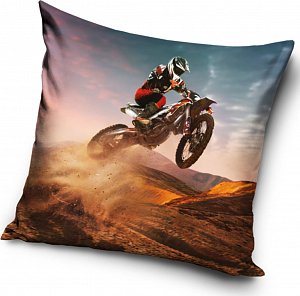 Povlak na polštářek Motocross Král písečných dun