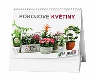 Pokojové květiny 2025 - stolní kalendář