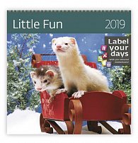Kalendář nástěnný 2019 - Little Fun