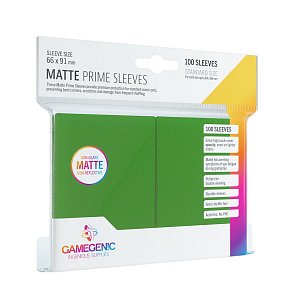 Gamegenic: Matte Prime Sleeves Green