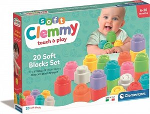 Soft Clemmy Sada 20 měkkých kostek
