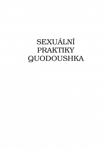 Náhled Sexuální praktiky Quodoushka