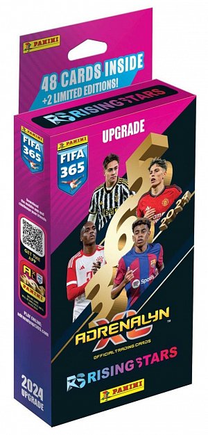 Panini FIFA 365 2023/2024 Rising Stars - Adrenalyn karty (Upgrade)