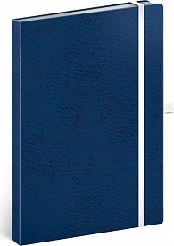 Notes - Vivella Classic modrý/bílý, tečkovaný, 15 x 21 cm