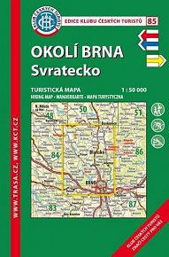 Okolí Brna, Svratecko /KČT 85 1:50T Turistická mapa