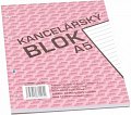 Kancelářský blok A5, linka, 50 listů