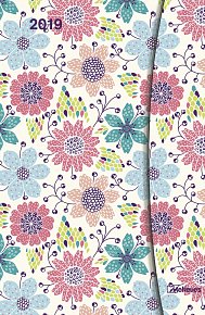 Diář Flowers 2019 (10 x 15 cm)
