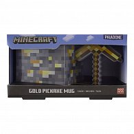 Hrnek Minecraft Pickkaxe zlatý 550 ml