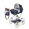 DeCuevas 80044 Skládací kočárek pro panenky s taškou Vintage 2025 - 81 cm