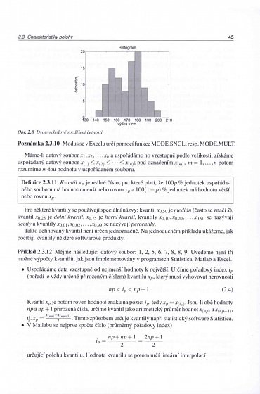 Náhled Základy statistiky - Aplikace v technických a ekonomických oborech, 2.  vydání