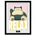Pokémon Zarámovaný plakát - Snorlax